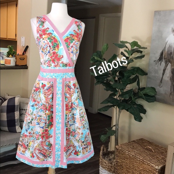 Talbots Dresses & Skirts - 🌸👗Talbots scenic print dress ❤️